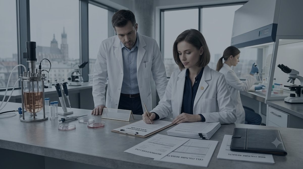 Zespół projektowy przy dokumentacji projektu badawczo-rozwojowego
